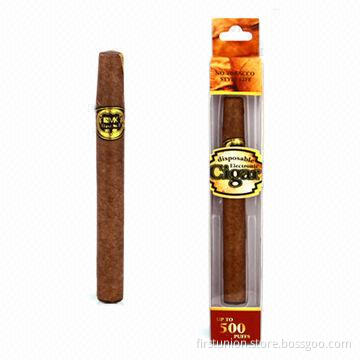 Disposable Huge Vapor Electronic Cigars Upto 500-puff, Dark Brown Appearance